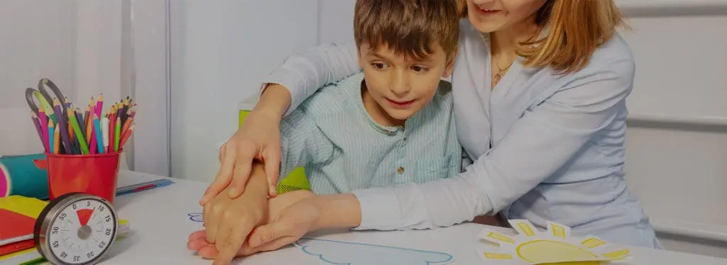 Behavioral therapy treatment session focused on skill development and support.